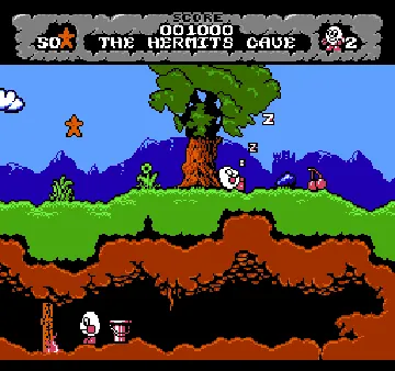 Dizzy the Adventurer (USA) (Aladdin Compact Cartridge) (Unl) screen shot game playing